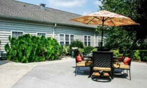 Patio at Charter Senior Living of Cookeville