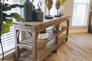 Decorative cart at Charter Senior Living of Cookeville