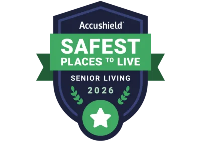 Charter Senior Living of Cookeville Recognized as Safest Places to Live™ for 2026